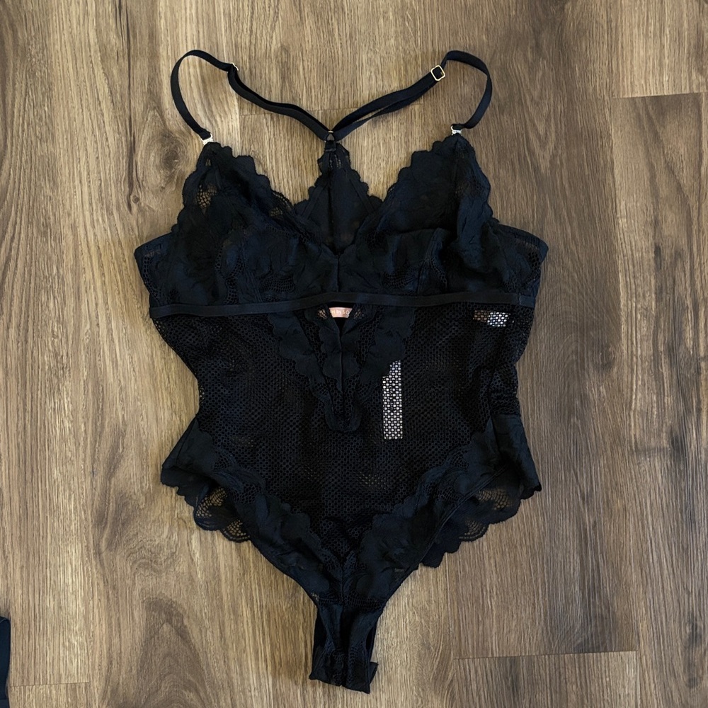 Soma Black Mesh Lingerie